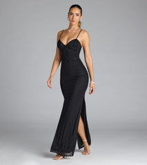 Solange Sweetheart Bodycon Rhinestone Formal Dress