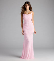 Camilla Mermaid Rhinestone Pearl Formal Dress