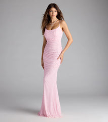 Camilla Mermaid Rhinestone Pearl Formal Dress