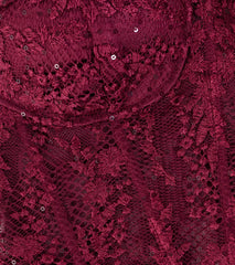 Olga Corset Lace Satin Wrap Mermaid Formal Dress