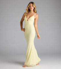 Capriana V-Neck Mermaid Bead Sequin Formal Dress