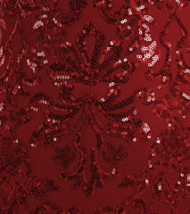 Paulina Strappy Open Back Slit Sequin Formal Dress