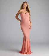 Ariella Corset Mermaid Lace Formal Dress