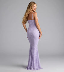 Ariella Corset Mermaid Lace Formal Dress