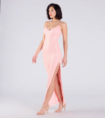 Dovie Sequin Beaded Mesh Column Dress