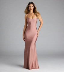 Mindy Strappy Back Mermaid Formal Dress