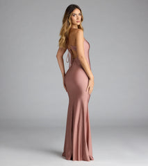 Mindy Strappy Back Mermaid Formal Dress
