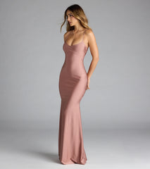 Mindy Strappy Back Mermaid Formal Dress