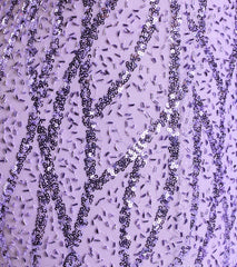 Meghan Lace-Up Corset Sequin Bead Formal Dress