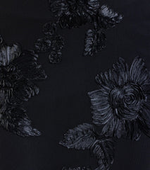 Gabi Lace-Up Floral Trim Mermaid Formal Dress