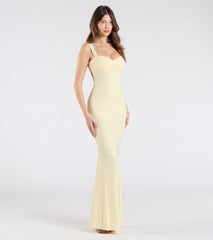 Halie Open Back Mermaid Glitter Formal Dress