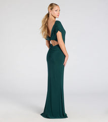 Raven Off-Shoulder Cutout Mermaid Formal Dress
