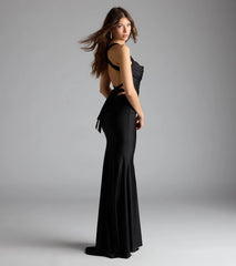 Nadia Lace-Up Mermaid Formal Dress