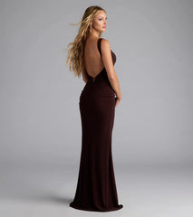 Zooey Open Back Mermaid Formal Dress