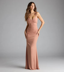 Tatiana Lace-Up Mermaid Glitter Formal Dress