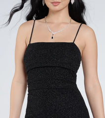 Wendy Sleeveless Mermaid Glitter Formal Dress