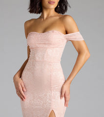 Candence Corset Mermaid Lace Formal Dress