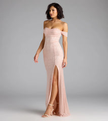 Candence Corset Mermaid Lace Formal Dress