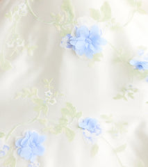 Nalini Lace-Up A-Line Floral Ball Gown