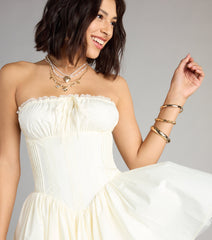 Once Upon This Corset Skater Dress