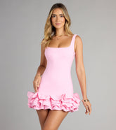 Sweet Talk Ruffled Bodycon Mini Dress
