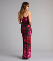 Petals with a Plot Twist Floral Maxi Dress