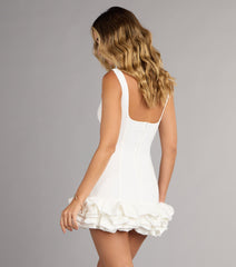 Sweet Talk Ruffled Bodycon Mini Dress