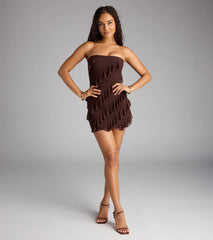 Spice It Up Ruffle Mini Tube Dress
