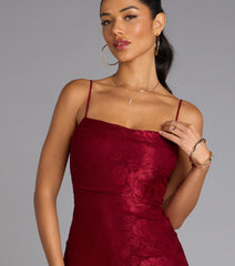 Chic Masterpiece Low Back Lace Midi Dress