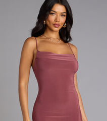 Stunning Silhouette Bodycon Midi Dress