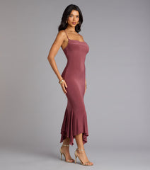 Stunning Silhouette Bodycon Midi Dress