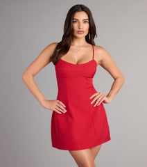 Effortlessly Sweet A-Line Mini Dress
