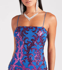 Live It Up Sequin Mini Dress