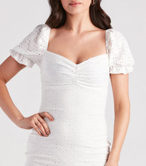 Looking Like A Day Dream Eyelet Lace Dress