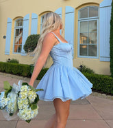 So Darling Woven Drop-Waist Skater Dress