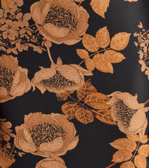 Sensational Sultry One-Shoulder Floral Satin Maxi Dress