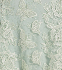 Enchanting Impression Butterfly Lace-Up Skater Dress