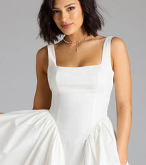 Sugar And Spice Sleeveless Tie-Back Skater Dress