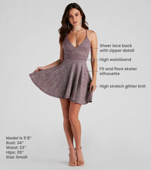 Shine Bright Skater Dress