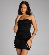 Serving Ruffles Mini Tube Dress