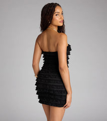 Serving Ruffles Mini Tube Dress