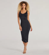 Gorgeous Silhouette Sleeveless Bodycon Midi Dress