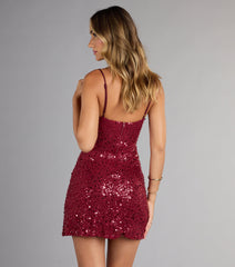 After Party Sparkle Sequin Mini Dress