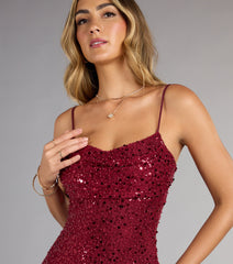 After Party Sparkle Sequin Mini Dress