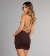 Caught in the Glow Strappy Mini Dress