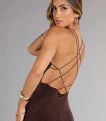 Caught in the Glow Strappy Mini Dress