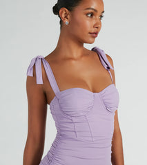 Party Scene Sweetheart Mini Dress