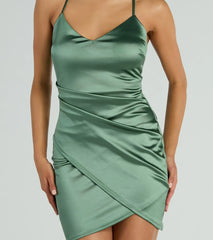 Luxe Guaranteed Satin Bodycon Mini Dress