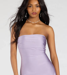So Your Vibe Strapless A-line Mini Dress