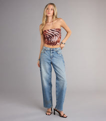 Wild Streak Strapless Tube Top